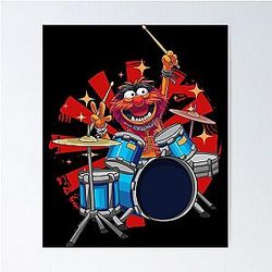 Animal Drummer The Muppets Show T-Shirt and Poster