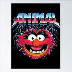 The Muppets Animal Rock Poster