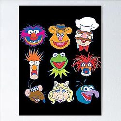 The Muppets Classic Characters Group Shot Poster