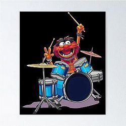 Animal The Muppets Show Poster