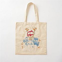 The Muppets Animal Rock Distressed Logo Cotton Tote Bag