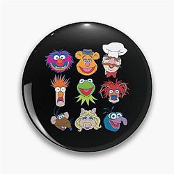 The Muppets Classic Character Logo Pin