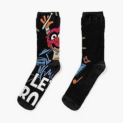 The Muppets Animal Rock Distressed Logo Socks