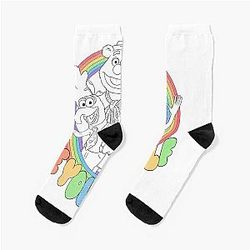 The Muppets Be Yourself Rainbow Socks