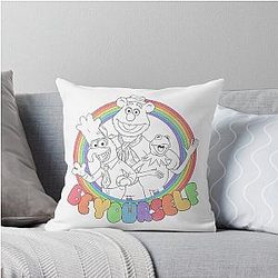 The Muppets Rainbow Throw Pillow