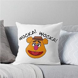 The Muppets - Wocka Fozzie Bear Throw Pillow