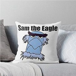 The Muppets Sam the Eagle Throw Pillow