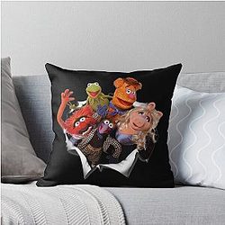 The Muppets Group Throw Pillow