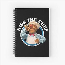 The Muppets Kiss the Chef Spiral Notebook