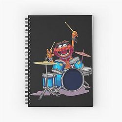 Animal Drummer The Muppets Classic Spiral Notebook
