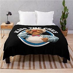 The Muppets Kiss the Chef Throw Blanket
