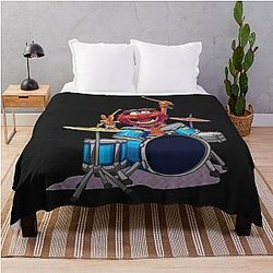 Animal Drummer the Muppets Throw Blanket
