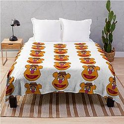 The Muppets Fozzie Bear Throw Blanket