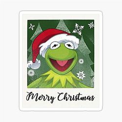The Muppets Christmas with Kermit & Instant Picture Sticker