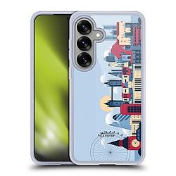 Officially Licensed The National Gallery London Skyline Art Gel Case Military Grade Protection Compatible with Samsung Galaxy S25 MagSafe