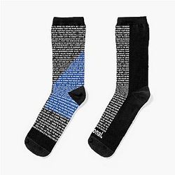 The National Logo Socks