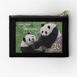 Giant Pandas at the National Zoo - 20th Anniversary Edition Zipper Pouch