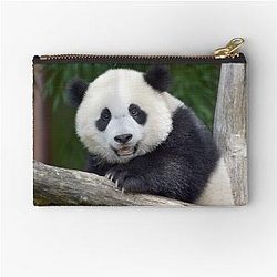 Baby Panda Xiao Qi Ji at National Zoo Zipper Pouch