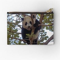 Baby Panda Xiao Qi Ji at National Zoo Zipper Pouch