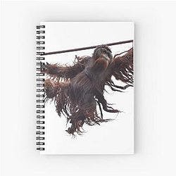 Orangutan Kiko on the line at the National Zoo Spiral Notebook