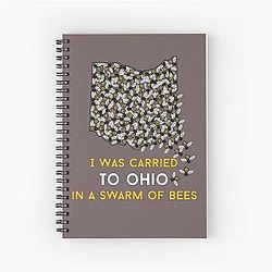 The National Bloodbuzz Ohio Spiral Notebook