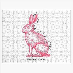You said it would be painless. The National - Pink Rabbits Jigsaw Puzzle