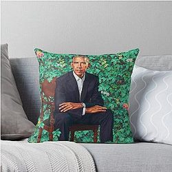 President Obama Portrait for the National Gallery Throw Pillow
