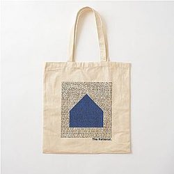 The National Logo Sleep Well Beast Black Cotton Tote Bag