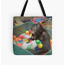 Orangutan at the National Zoo All Print Tote Bag