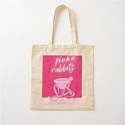 Pink Rabbits The National Cotton Tote Bag