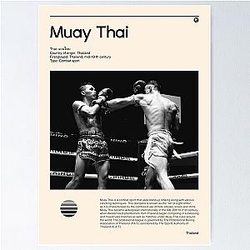Muay Thai Poster