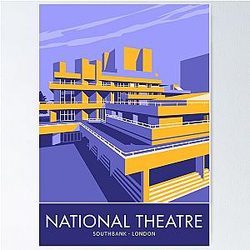 The National Theatre London Poster
