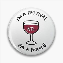 Wine The National Pin