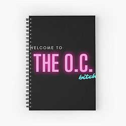 Welcome to the O.C. Spiral Notebook (Neon)