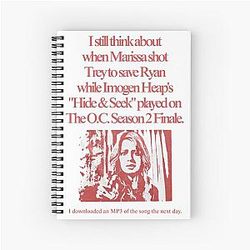 Y2k Nostalgia - The OC Season 2 Finale Spiral Notebook