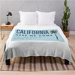 The O.C. Theme Song Design Throw Blanket
