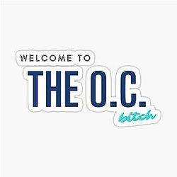 Welcome to the O.C. Sticker (Blue) - The O.C.