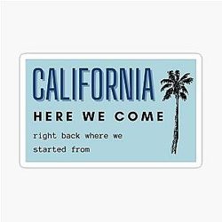The O.C. Theme Song Design Sticker