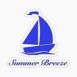 Summer Breeze the O.C. Inspired Sticker