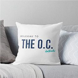 Welcome to the O.C. Throw Pillow