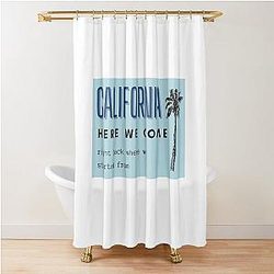 The O.C. Theme Song Design Shower Curtain