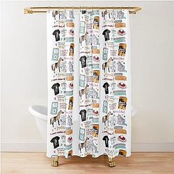 The O.C. TV Show Art Shower Curtain