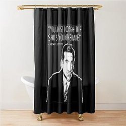 The Office of the Shots You Never Take Shower Curtain