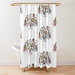 The Office Cast Cartoon Shower Curtain Becomes 

The Office Cartoon Shower Curtain