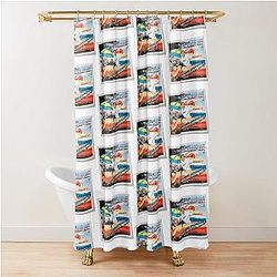 The Office Jamaica Postcard Shower Curtain