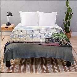 The Office by Pam Halpert Throw Blanket