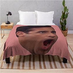Michael Scott Large Face - The Office Throw Blanket