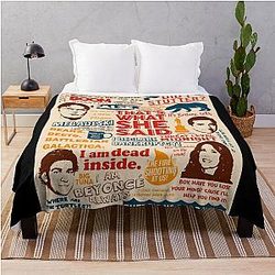 All the Best Quotes from The Office Throw Blanket