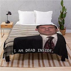 The Office Meme Throw Blanket