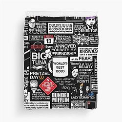 Wise Words From The Office The Office Quotes Duvet Cover
